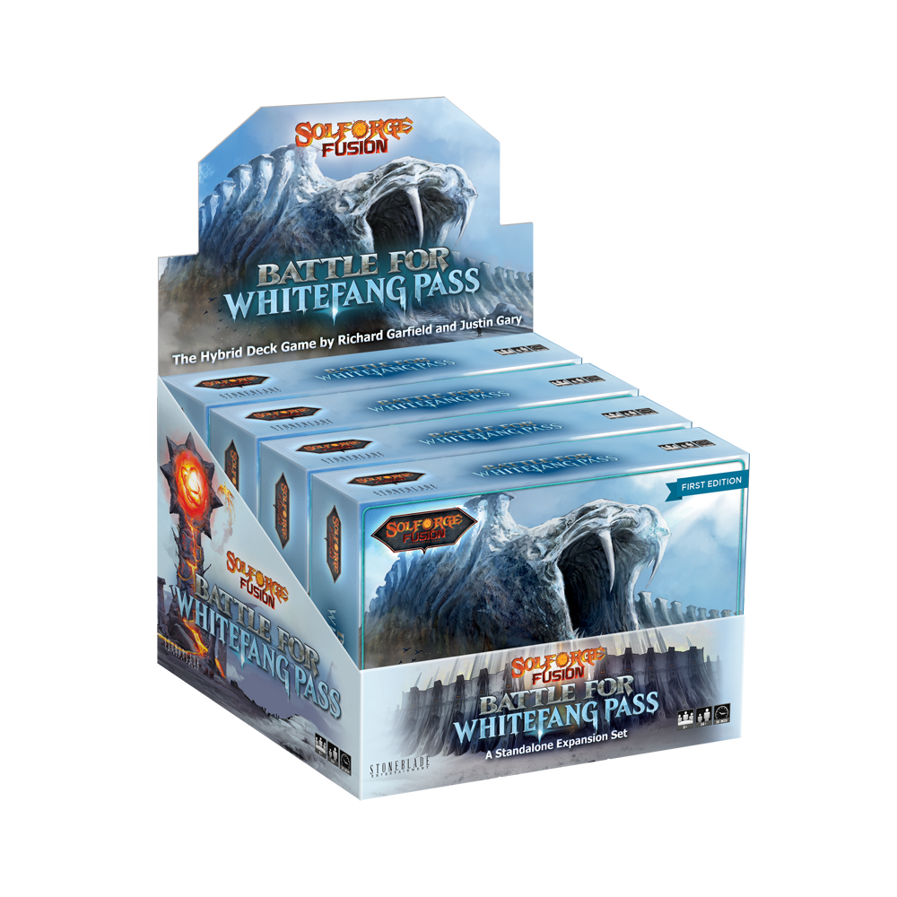 SolForge Fusion Whitefang Pass Booster Kit – Stoneblade Entertainment